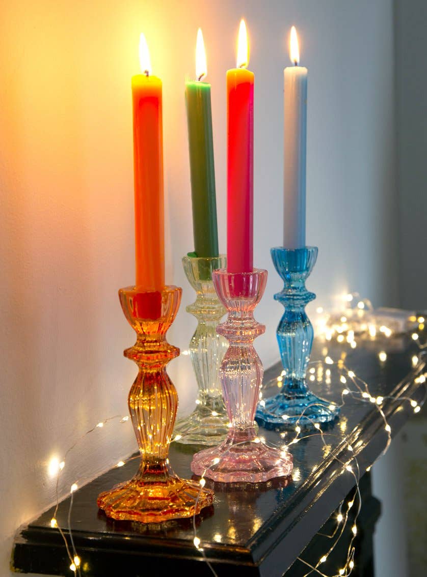 Inner Orange and Pink Dinner Candles Sold Per Piece