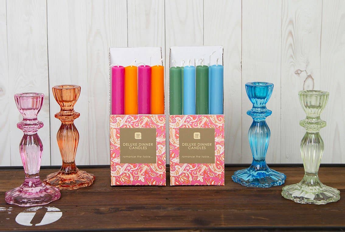 Inner Orange and Pink Dinner Candles Sold Per Piece