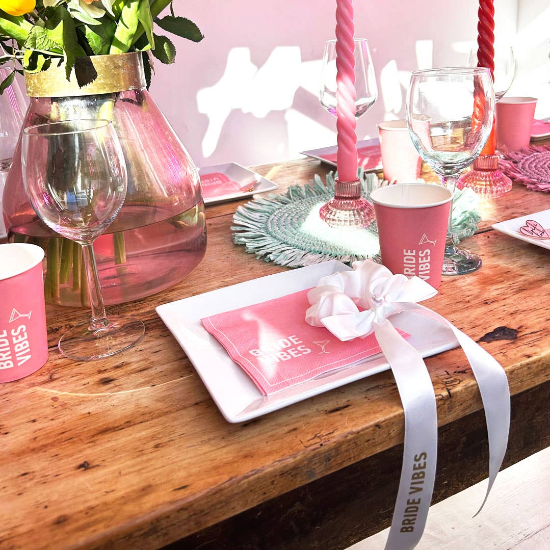 Small Pink Glass Candle Holder | Summer Décor |