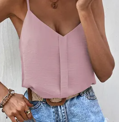 Pink Strappy Tank