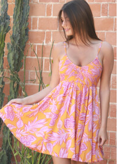 Marigold - V NECK HALTER SUNDRESS