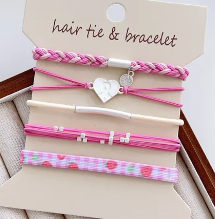 Hair Tie Bracelet Set