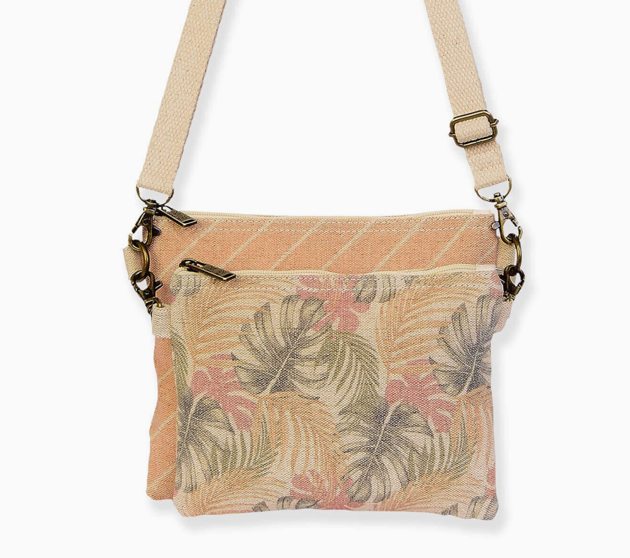 Kona Tropical Leaf Crossbody