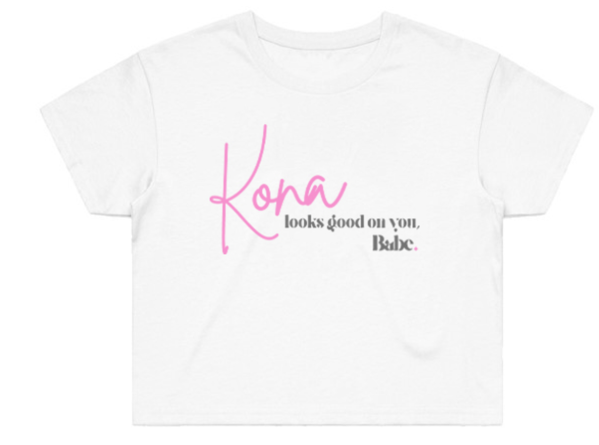 Cursive Kona - White