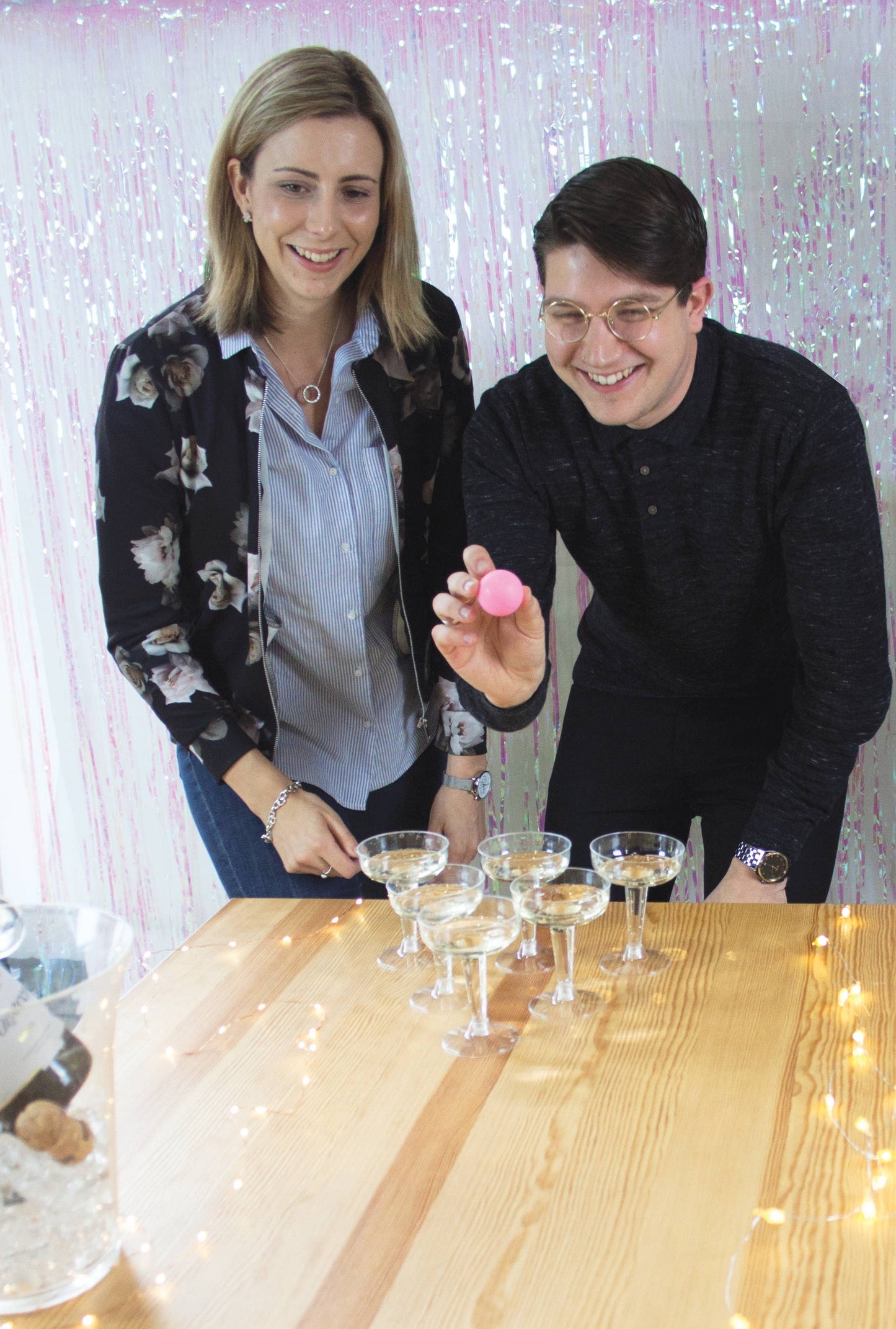 Prosecco Pong Drinking Party Game | Valentines Gift |