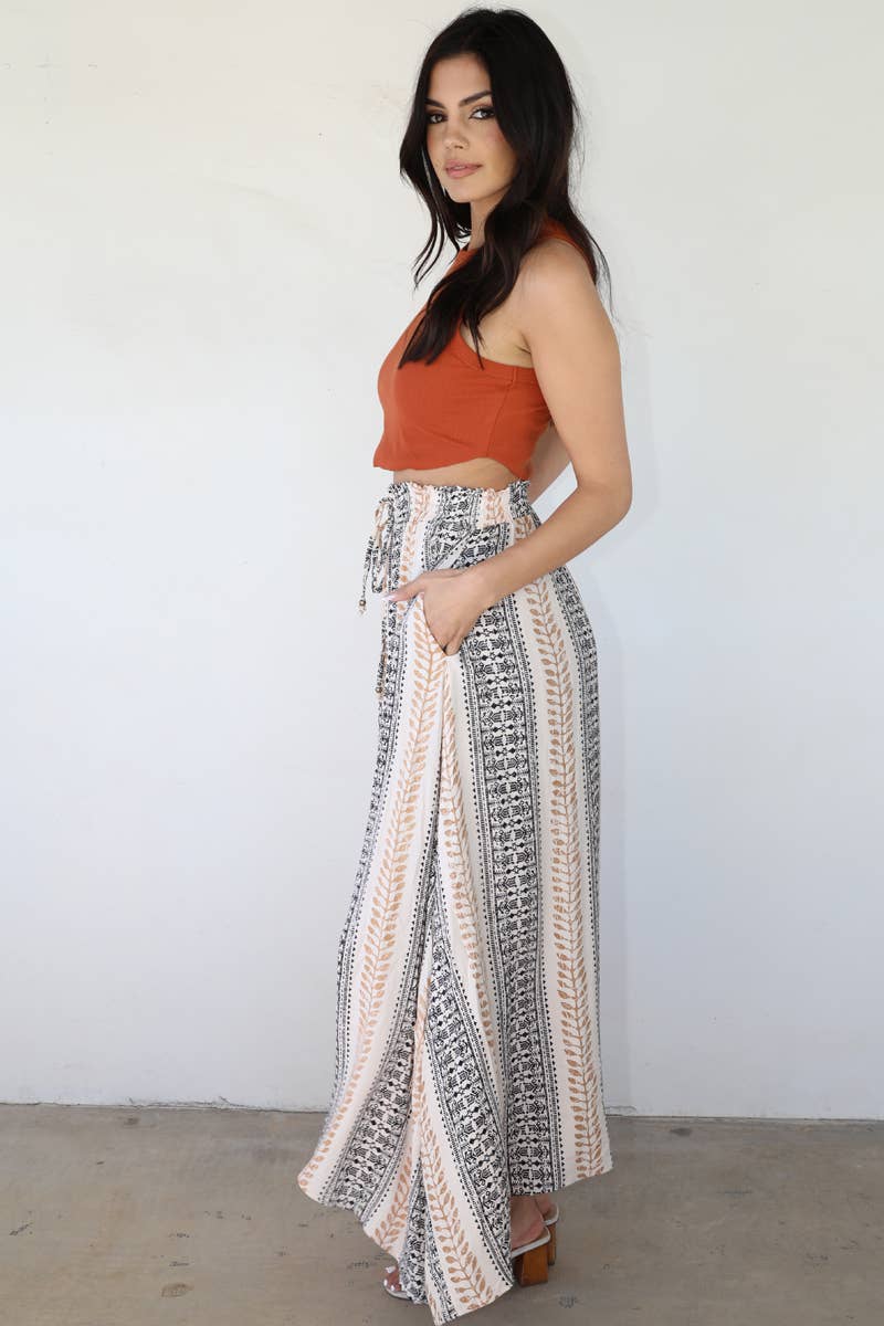 A LINE MAXI SKIRT
