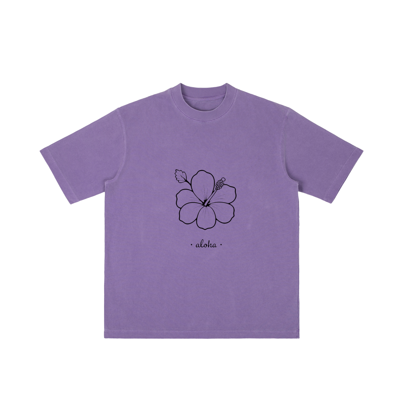 ALOHA Vintage Wash Drop Shoulder T-shirt
