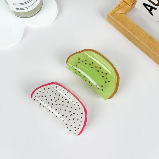 Fruit Pitaya and Kiwi Hair Claw Clips: A