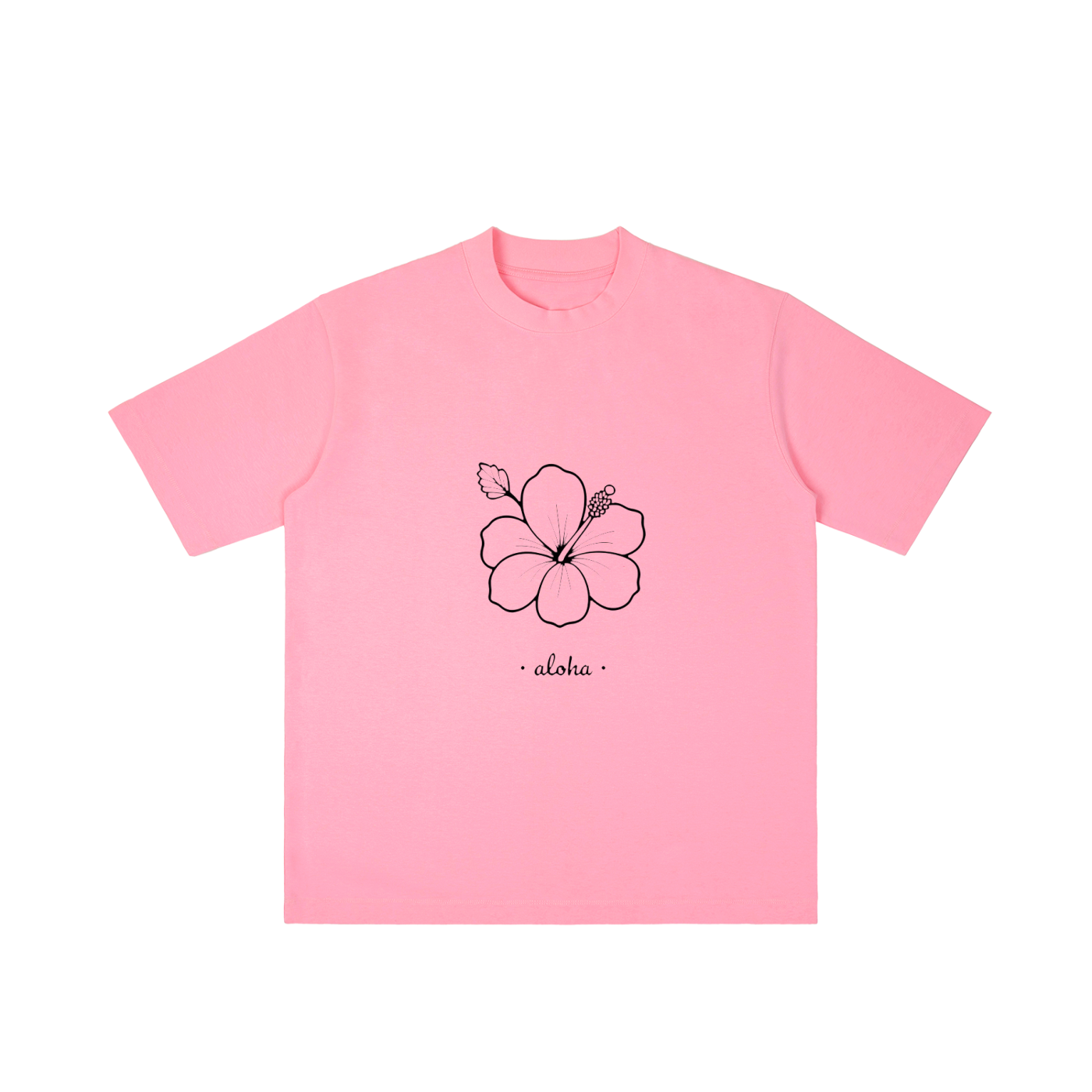 ALOHA Vintage Wash Drop Shoulder T-shirt