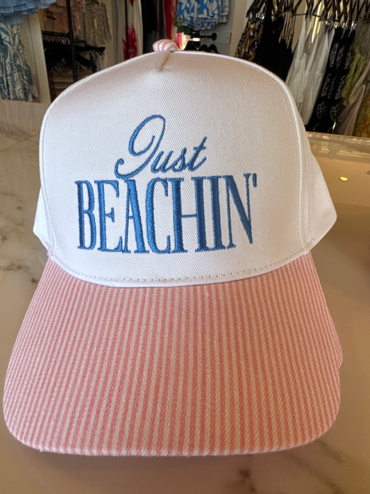 Just Beachin’ Trucker Hat