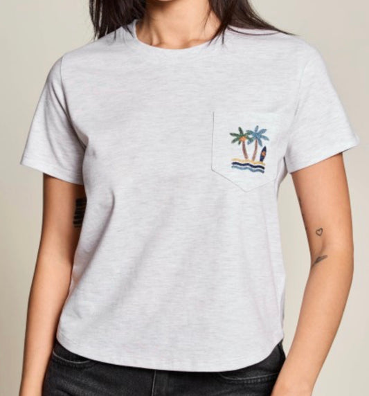 Mini Palm Pocket Tee