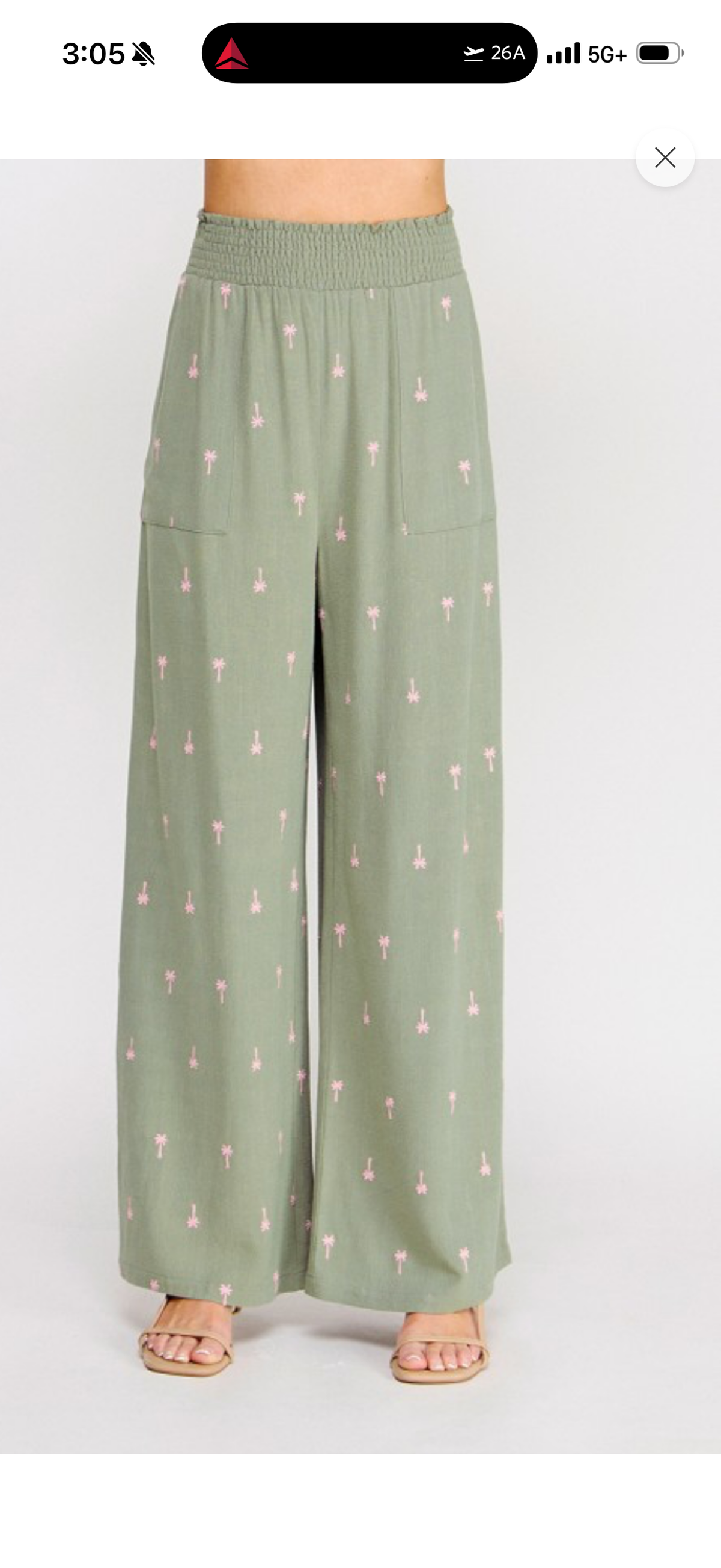Pink Palm Pant