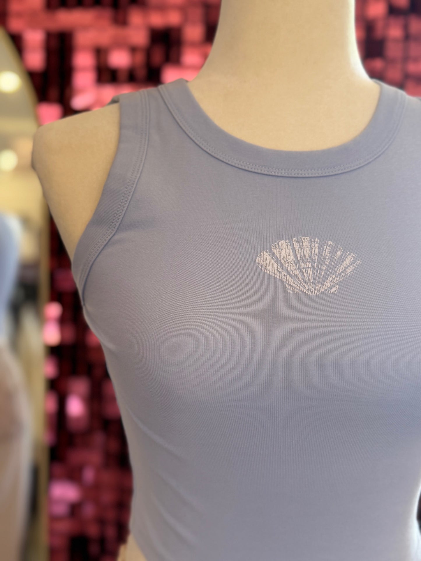 Seashell Baby Tank - Blue