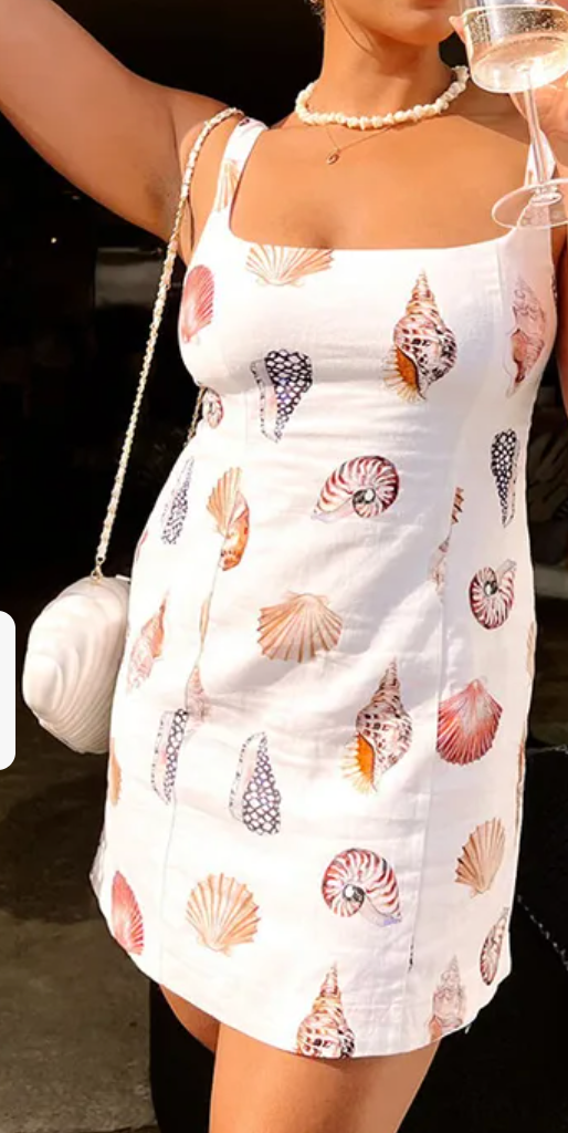 She Sells Sea Shells Mini Dress