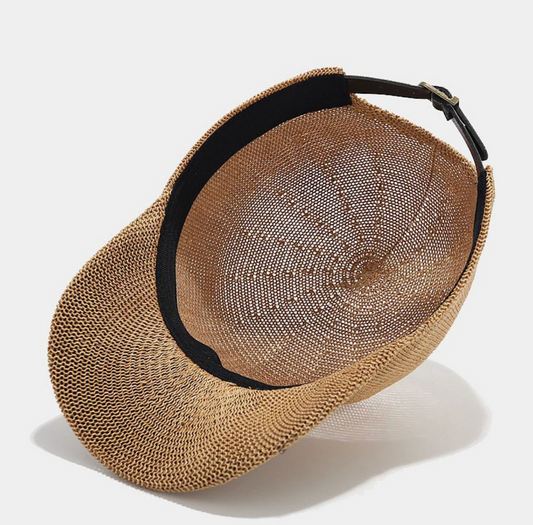 Straw Baseball Cap