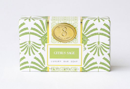 Citrus Sage Wrapped Bar Soap