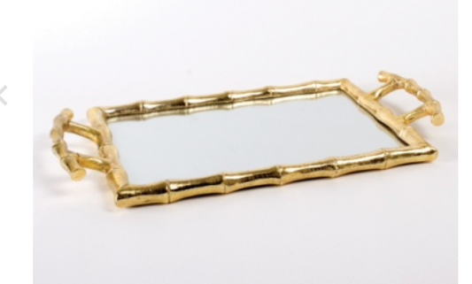 Bamboo Vanity Tray - Gold