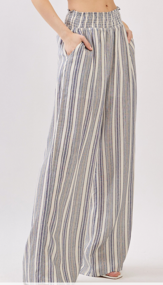 Nautical Daydream Linen Pant