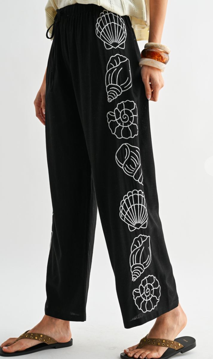 Sea Treasure Linen Pant