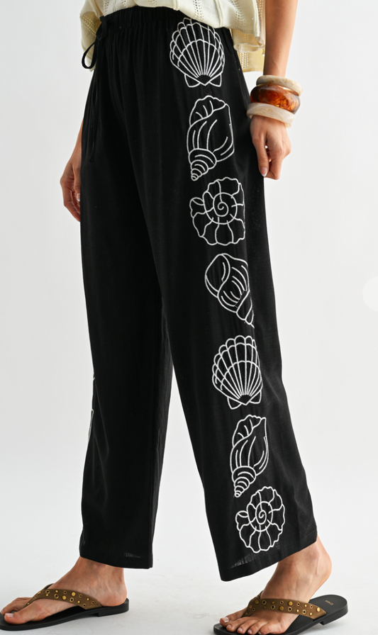 Sea Treasure Linen Pant
