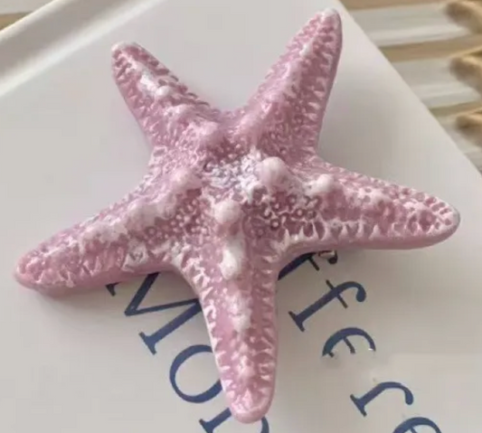 Starfish Hair Clip - Pink