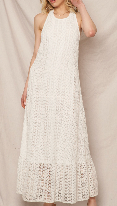Barefoot Elegance Crochet Maxi