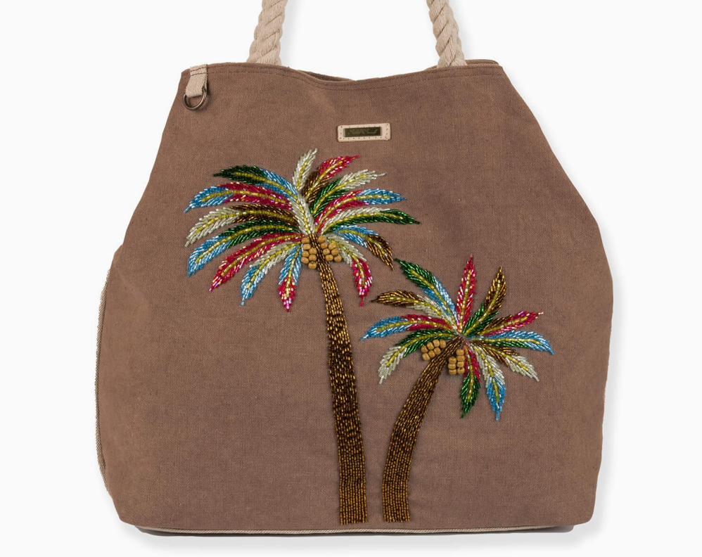 Kona Rainbow Palm Tote