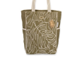 Mega Monstera Embroidered Tote