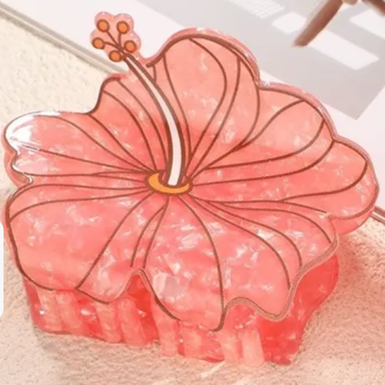 Hibiscus Hair Clip