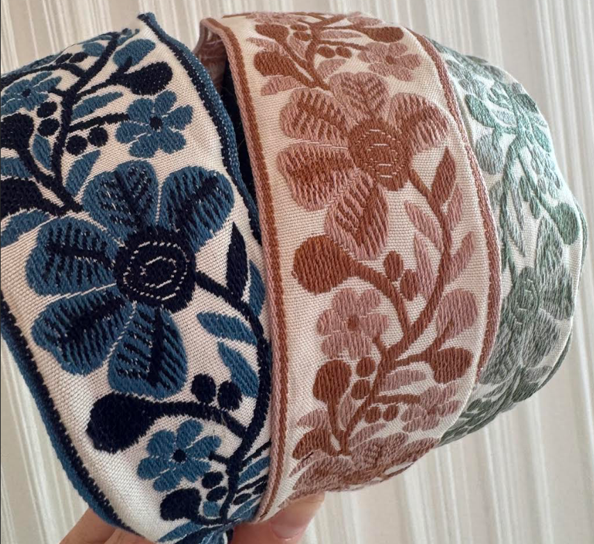 Embroidered Headband (Choose Color)