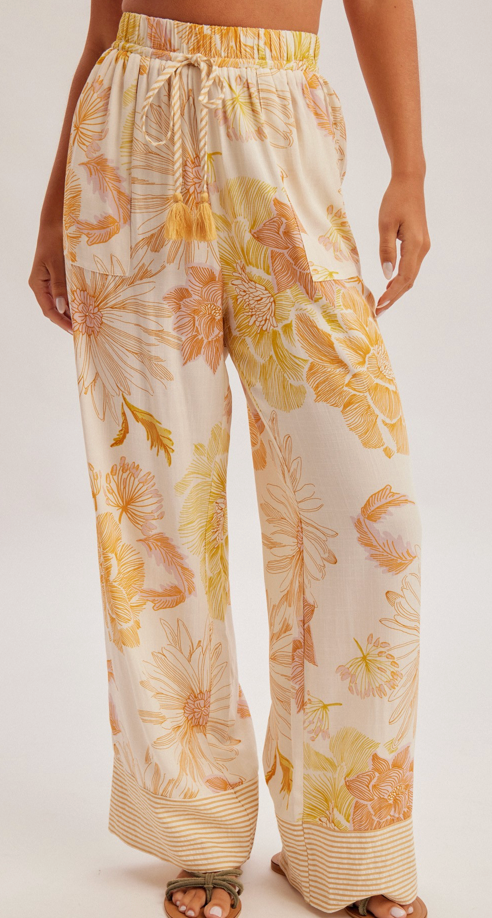 Pink Peony Garden Pant