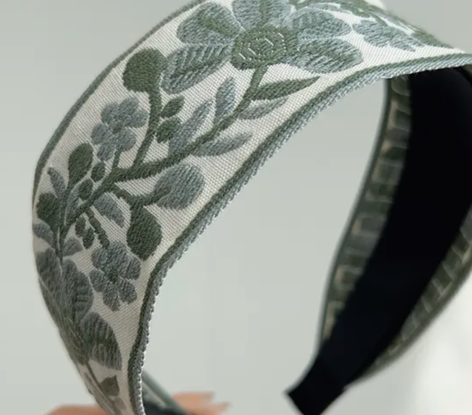 Embroidered Headband (Choose Color)
